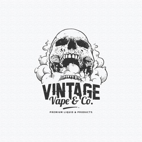 Vintage Logo for Vape Store