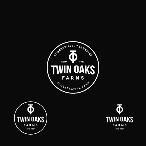twin oaks farms logo