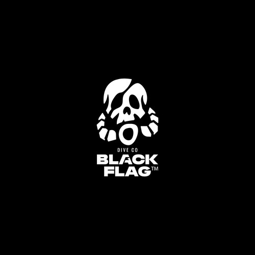 Black Flag Dive Co, Logo Concept