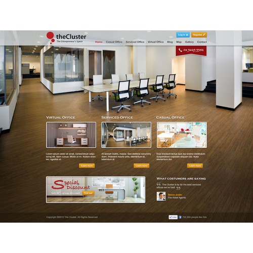 Help The Cluster with a new website design