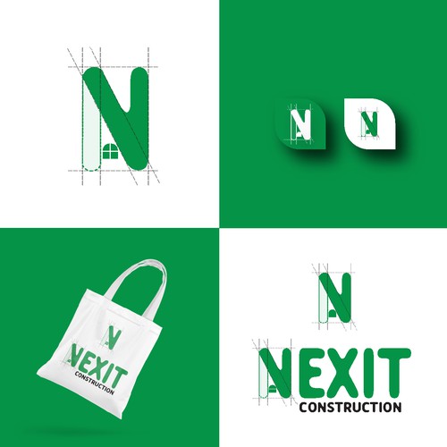 logo design for nexit construction