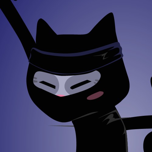 Cat Ninja illustration