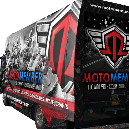 Motosports Truck Wrap