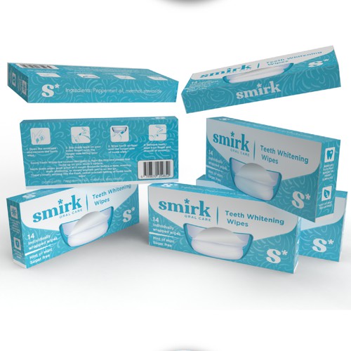 Whitening wipes for teeth