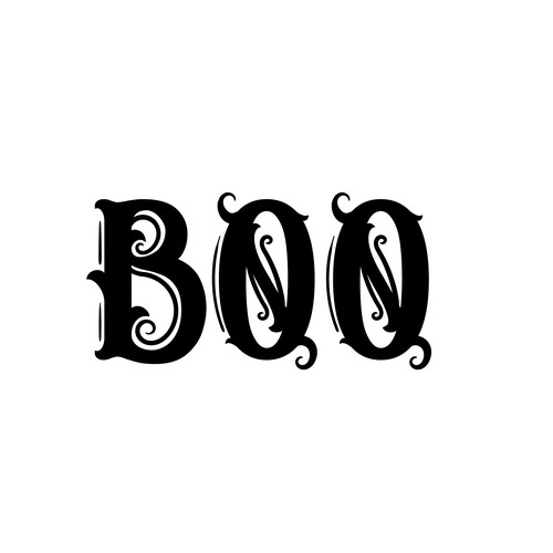 text design bo for clothing girls