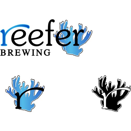 Beach style Logo for Craft Beer Brewing Company