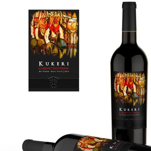 "Kukeri" wine label design