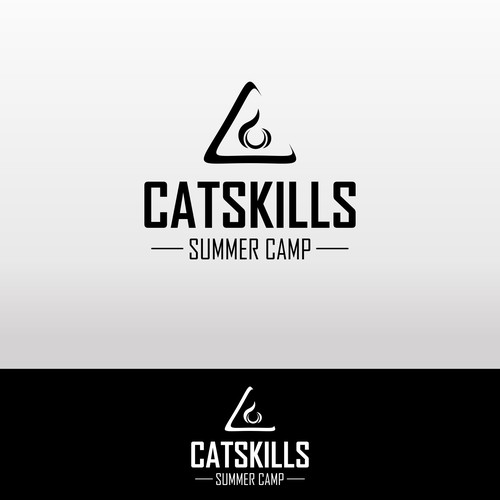 simple modern logo design for catskills