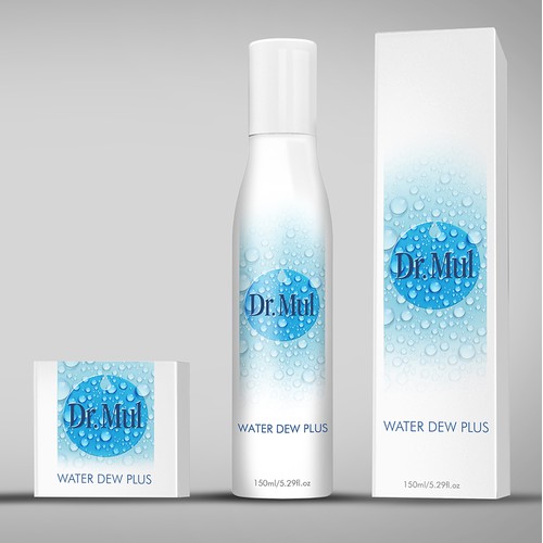 Logo and packaging layout for cosmetics company