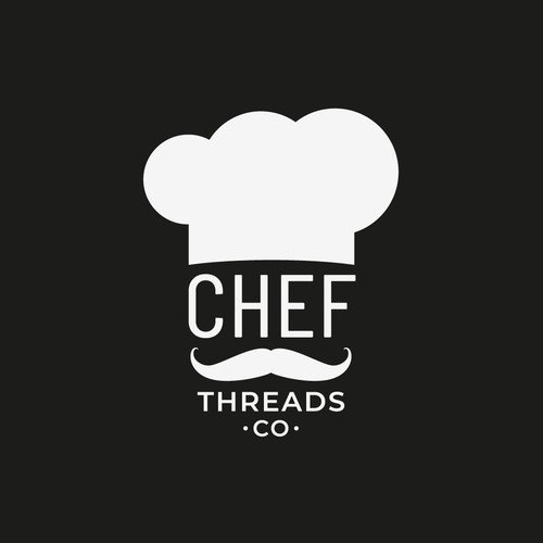 Hipster logo for a chef clothing company
