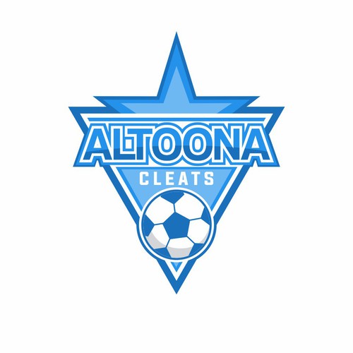Fun soccer tournament logo