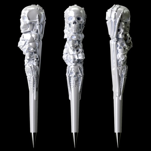 3D Ceramic Pen Shaft design