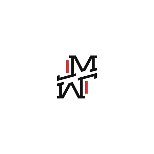 Initial Based logo for DJ