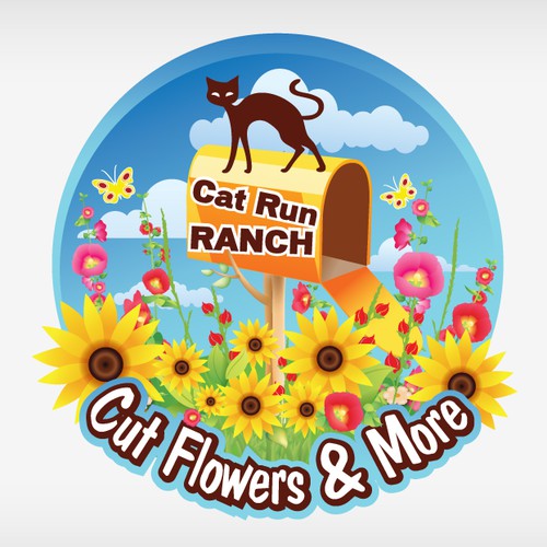 my flower farm logo