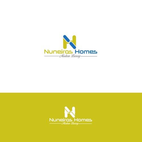 Nuneiros Homes logo design