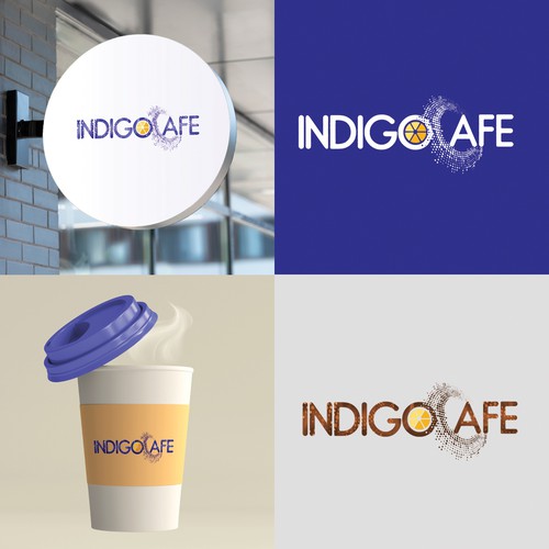 Typographic Logo for cafe