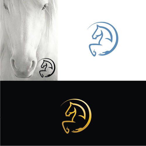 SOLD_ Horse themed logo