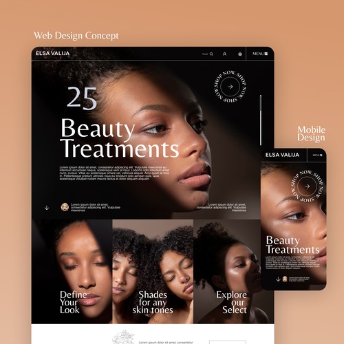 Beauty Web Design 