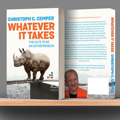 Cover for a Business Book on Entrepreneurship