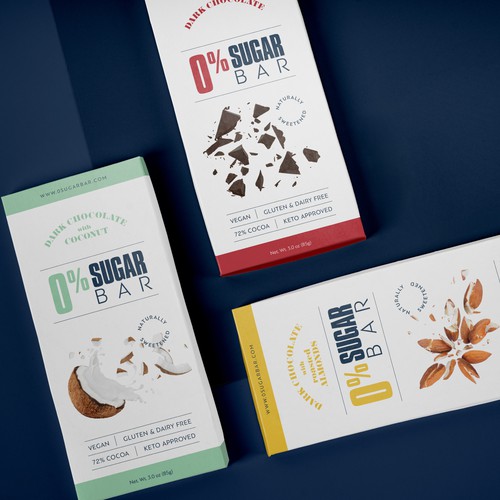 0% Sugar Chocolate Bar | Packaging