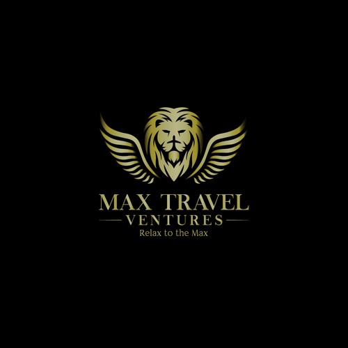 Luxury logo concept for Max Travel Ventures 