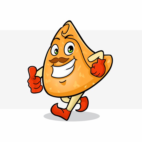 Mascot for Samosa (Indian Snack)