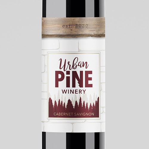 Urban Pine Winery Label