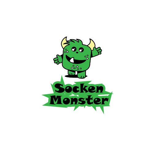 Das Sockenmonster braucht ein Logo