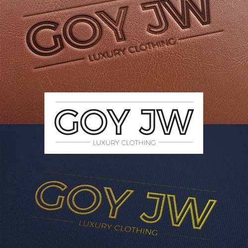 Logo concept for a luxury clothing company