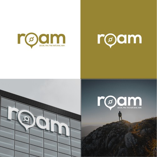 Logo design for roam