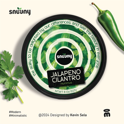 Bold and Brave Concept for Hummus Packaging