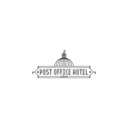 Logo concept for Post Office Hotel