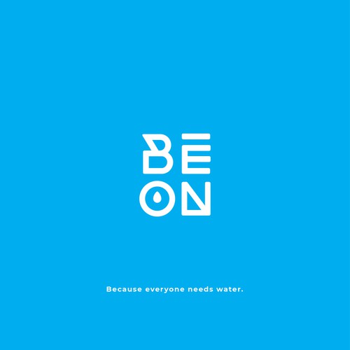 Bold logo for BēON Water