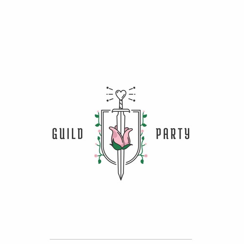 Fun and Unique Logo for Guild Party