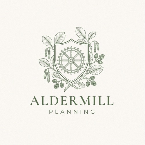 Botanical logo for a legacy estate planning platform