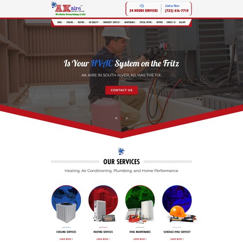 Heating/Cooling/Electrical Company Needs Superstar Website
