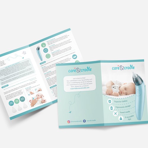 Baby product brochure