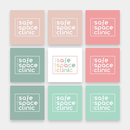 the safe space clinic logo design