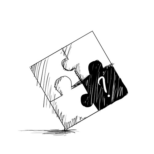 Black and White Line Art Project