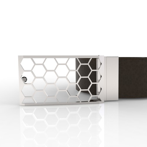 Carbon Nanotube inspired belt buckle design