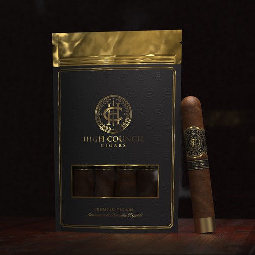 High Council cigar packaging design