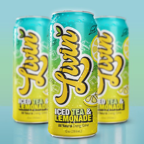 Livin' Tea Label Design