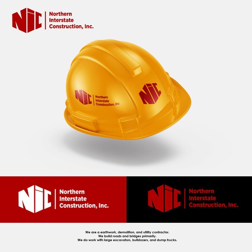 logo concept for Northern Interstate Construction, Inc.