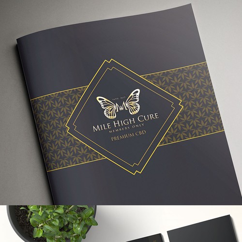 Brochure design for marijuana club