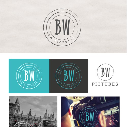 BW pictures logo design