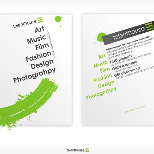 Designers: Get Creative! Flyer for Talenthouse...