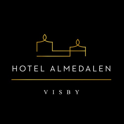luxury and timeless logo for Hotel
