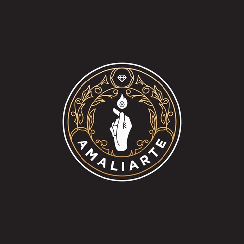 Vintage Logo for Amaliarte