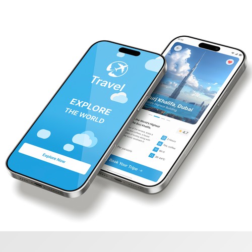 Travel App Design | UI/UX Design