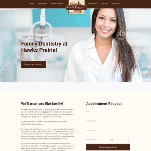 Web Design for Family Dentistry